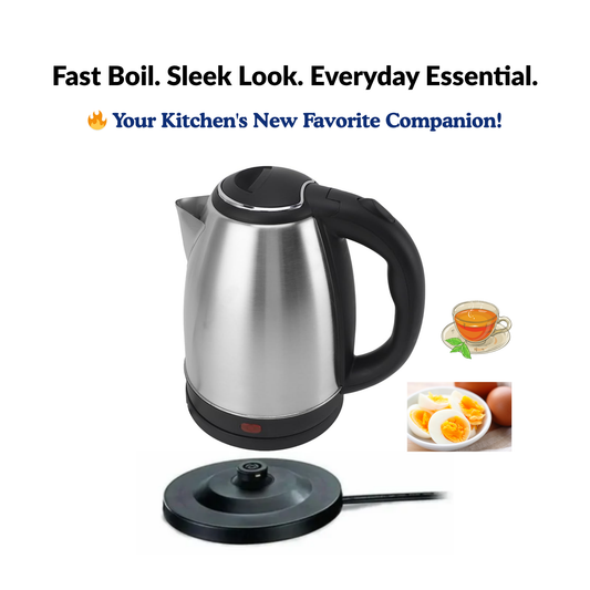 2L Smart Electric Kettle – Fast Boil, Auto Shut-Off & Sleek Design ⚡