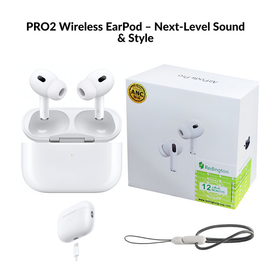 Pro2 Wireless EarPods – HD Sound, Sleek Look & 7Hr Battery 🔥