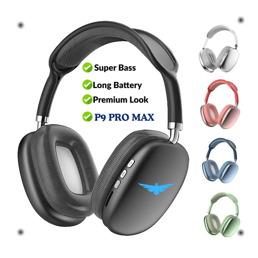 P9 ProMax™ Wireless Headphones – Bass Boosted Sound & Luxury Comfort 🔥
